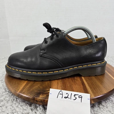 Dr. Martens 1461 Forlife Cuero Negro Parte Superior Baja Informal Estilo de Vida Oxford Mujer 9 Foto 1 de 4
