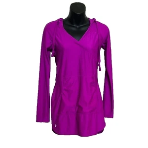 Athleta Wick It Wader Coverup XXS Hood Long Sleeve Swim Pool Beach - Picture 1 of 5