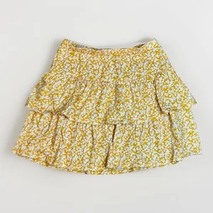 Girls Jumping Bean Cartwheel Scooter Yellow Floral Skort Size 8 - Picture 1 of 4