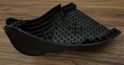 Lego Black Boat Hull / Stern 7029 Skeleton Ship Part # 53452 - Image 1 of 4