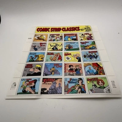 1995 US Stamps Comic Strip Classics; Sheet of 20; Popeye, Nancy, Blondie - Image 1 of 4