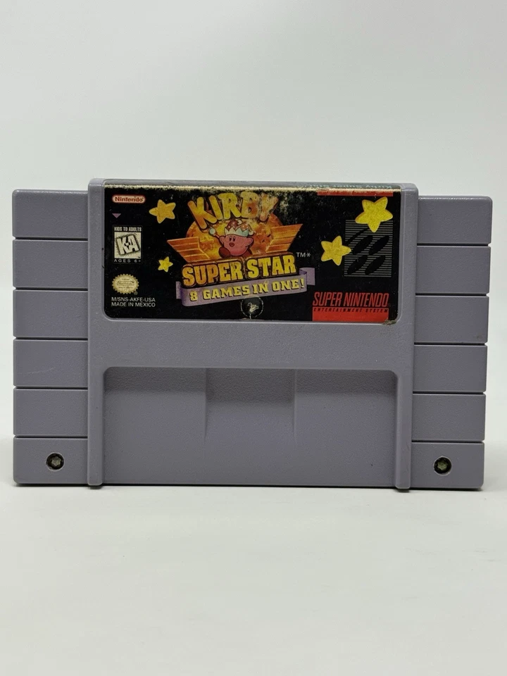 Refurbished Kirby Super Star Super Nintendo Entertainment System SNES Authentic - Image 1 of 4