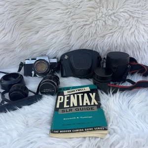 SLR de colección Asahi Pentax Spotmatic SP 35 mm con múltiples lentes y estuches - Japón - Imagen 1 de 19