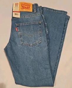 Levi's 511 Slim Jeans Boys 12 Performance Slim Stretch 26x27 Adjustable Waist - Picture 1 of 6