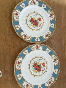 Two Royal Albert Liberty Rose 26cm Dinner Plates Rare Pattern - Picture 1 of 7