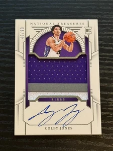 2023 National Treasures Jersey (3-color) Autograph RPA #104 Colby Jones RC /99 - Picture 1 of 2