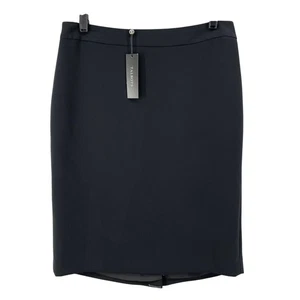 NUEVO CON ETIQUETAS Falda Talbots Mujer Talla 8 Negra Lápiz Carrera Oficina Negocios Formal - Imagen 1 de 9