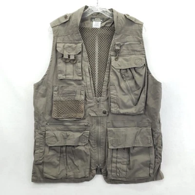 Fox Outdoor Vest Mens Small Multi Pocket Mesh Travel Photography Fishing Utility - Image 1 of 4