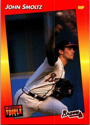 1992 Triple Play #172 John Smoltz - Image 1 of 2