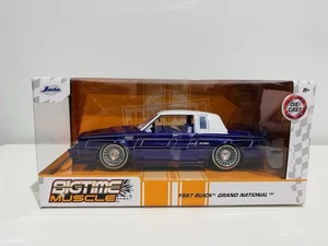 Big Time Muscle - 1987 Buick Grand National Lowrider escala 1:24 vehículo diecast - Imagen 1 de 13