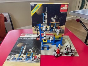 LEGO VINTAGE SPACE 483 - ALPHA-1 ROCKET BASE - COMPLETE WITH BOX INSTR INSERTS