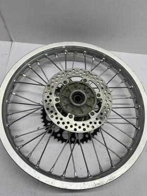 Conjunto de buje de rueda trasera Suzuki RM 125 RM 250 1998 - rueda profesional. piñón renthal Foto 1 de 4