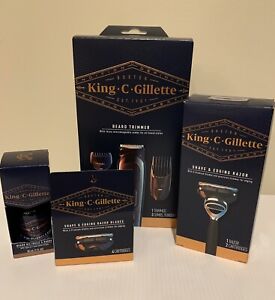 King C Gillette Shave & Beard Bundle for Men ***Holiday Gift Set***