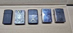 lotto di 5 accendini zippo - Foto 1 di 7