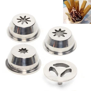 8/15/24mm 4 Churrera Churros Machine Nozzles Stainless Steel Fit Churro Maker - Picture 1 of 12