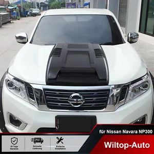 Tapa capó ventilación Nissan Navara NP300 2014-2020 negro mate - Imagen 1 de 10