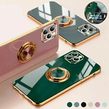  Luxury Shockproof Ring Case Stand Cover for iPhone 14 13 12 11 Pro Max Plus SE