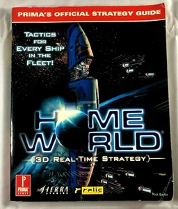 Vintage ~ 1999 Homeworld ~ 1st printing ~ Official Strategy Guide ~ Sierra - Imagen 1 de 2