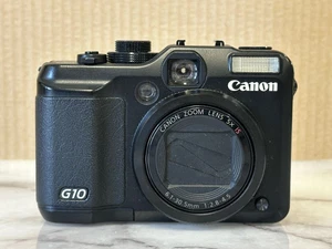 Canon PowerShot G10 14.7MP Compact Digital Camera Black USED JAPAN - Picture 1 of 11