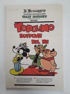 Topolino buffone del Re Walt Disney Il Messaggero 1990 - Picture 1 of 1