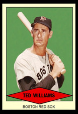 1954 TED WILLIAMS RED HEART CARD PERSONALLY MADE  MT