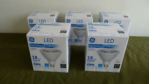 Lot of 5 - GE 92934 LED Light Bulb LED18D38W3930/40 18W 120V PAR38