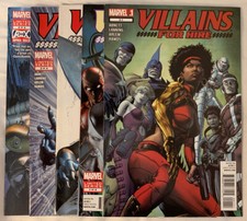 Villains For Hire # 0.1, 1, 2, 3 & 4 Marvel Comics by Abnett