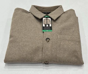 Banana Republic Giacca Camicia Uomo Heritage, Marrone Chiaro, Taglia XL - Foto 1 di 6