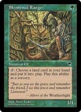 4X Skyshroud Ranger NM MTG Tempest Magic