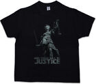 JUSTITIA I Kids Boys T-Shirt Justice Law Lawyer Judge Libra Goddess