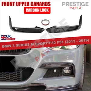 BMW 3ER F30 F31 M PERFORMANCE MAD STYLE CANARDS CARBON LOOK SCHWARZ - 2013-2019 - Bild 1 von 1