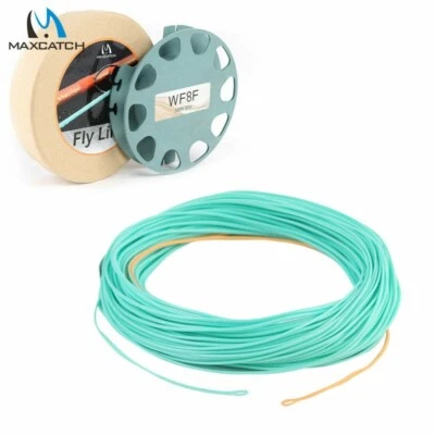 Maxcatch 90FT Nymph Fly Fishing Line 2/3/4/5/6WT Weight Forward Line with Spool - Immagine 1 di 4