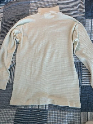 Vintage Fire Resistant Mens Thermal Long John Set Waffle Knit Large - Image 1 of 4