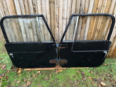 1976-1986 Jeep CJ7 водитель пассажир полный жесткий верх двери комплект двери рычаги ручки - Изображение 1 из 4