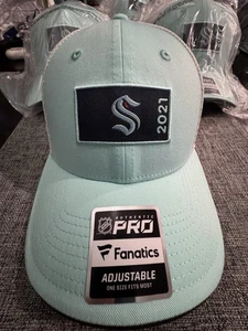 NHL Seattle Kraken NEU OSFM Erwachsene Snapback Cap Mütze. Neu mit Etikett - Bild 1 von 5