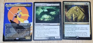 MTG 3x Raro Esemplare Syr Vondam Sunstar, Divinità dell'Orgoglio, Indrik Umbra - Foto 1 di 2