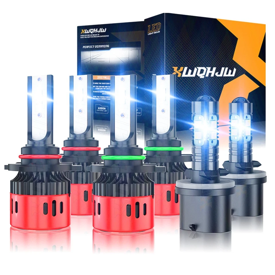 Combo de faros LED de haz alto/bajo para Cadillac Deville 1997-2005 6X Foto 1 de 4