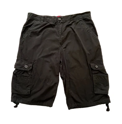 Pantalones Cortos Carga PJ Mark Para Hombre Talla 38 Negro 100% Algodón Y2K Patinador Caminata 13.5" Entrepierna Foto 1 de 4