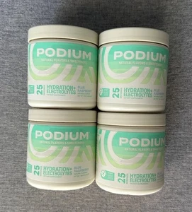 4 PACK - Podium Nutrition Hydration + Electrolytes Energy Drink - Blue Raspberry - Picture 1 of 2