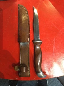 Vintage Cutco 1069 Sportsman Fixed Serrated Blade Fishing Hunting Knife w/Sheath - Picture 1 of 6