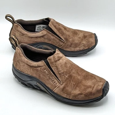 Merrell Jungle Moc Men’s Casual Suede Leather Work & Comfort Shoe Dark Earth 10 - Image 1 of 4