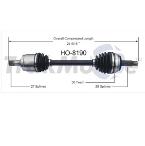 SurTrack HO-8190 Front Driver Left CV Axle Shaft For Acura RSX 02-06 Type-S - Picture 1 of 1