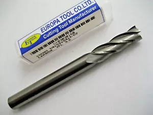 1/4 6.35mm MOLINO FINAL CARBURO EUROPA HERRAMIENTA 4 ESTRIADO 5103030160 P135 - Imagen 1 de 7