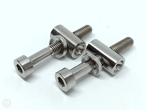 Silver RAW Titanium Bolt Kit For Thomson Elite Masterpiece Seat Post - Picture 1 of 1