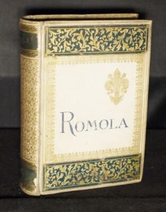 George Eliot Romola Tauchnitz Copyright Edition in Full Vellum 2 Vols in 1 1863 - Picture 1 of 13