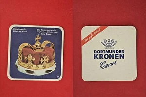 Dortmunder Kronen Rangkrone Brauerei Bierdeckel Bierfilz Coaster Beermat - Picture 1 of 1