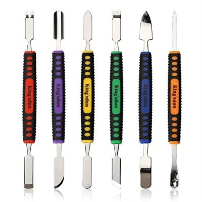 6PC Repair Opening Metal Spudger Pry Tools Disassemble Set for Cell iPhone GPS X - Image 1 of 4