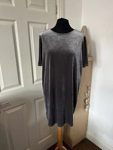 Marks And Spencer Size 12 Dress Velvet Evening Steampunk RRP £49.50 BNWT Goth - Picture 1 of 14