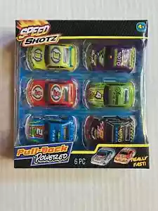 SPEED SHOTZ PULL-BACK POWERED RACERS NWT - Picture 1 of 1