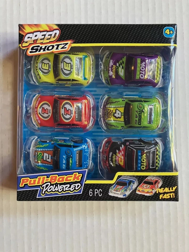 SPEED SHOTZ PULL-BACK POWERED RACERS NWT! - Image 1 of 1